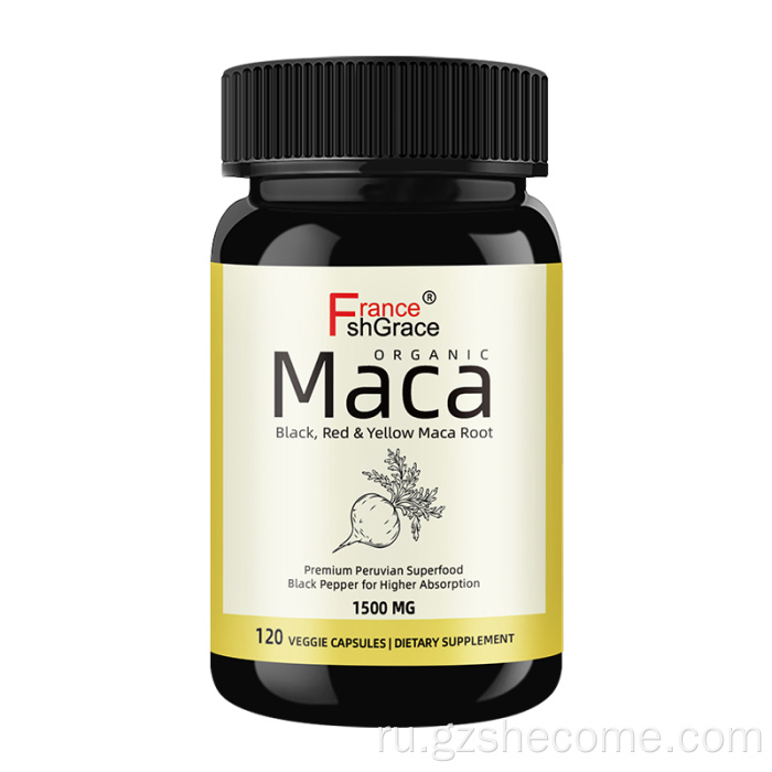 Дополнение экстракта MACA помогает со стрессом капсул MACA
